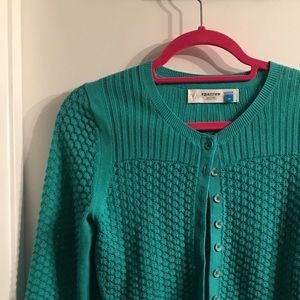 Green Sparrow cardigan from Anthropology size M